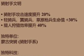帝国时代4蒙古发展详细攻略_帝国时代4国家的崛起攻略