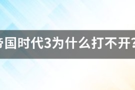 帝国时代3打不开_win10帝国时代3打不开